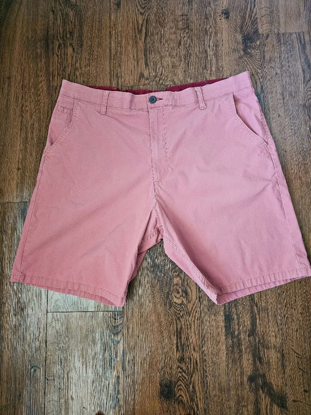 Wrangler Outdoor Pink Chino Shorts Men’s Size 40 Stretch Casual Shorts